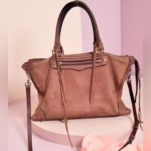 Rebecca Minkoff Brown Shoulder Bag with Slouchy Design and Crossbody Option